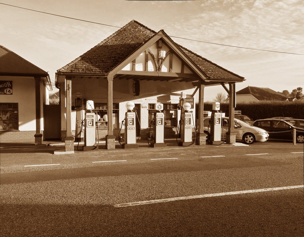 A Recent Picture Of Colyford  Filling Station 