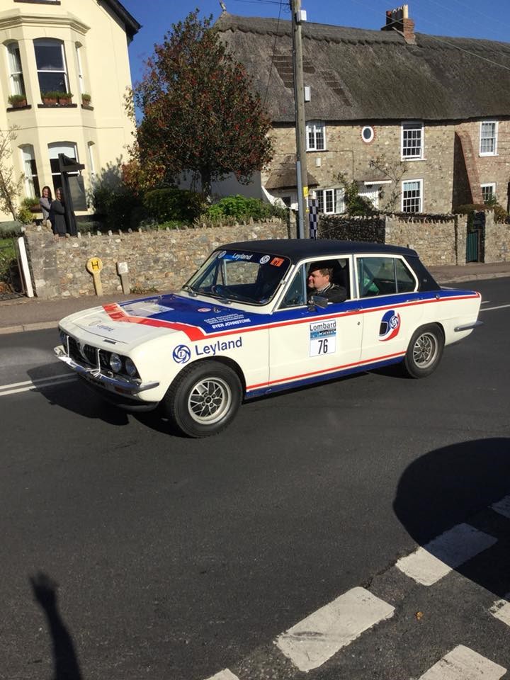 The Lombard RAC Rally Through Colyford In 2018