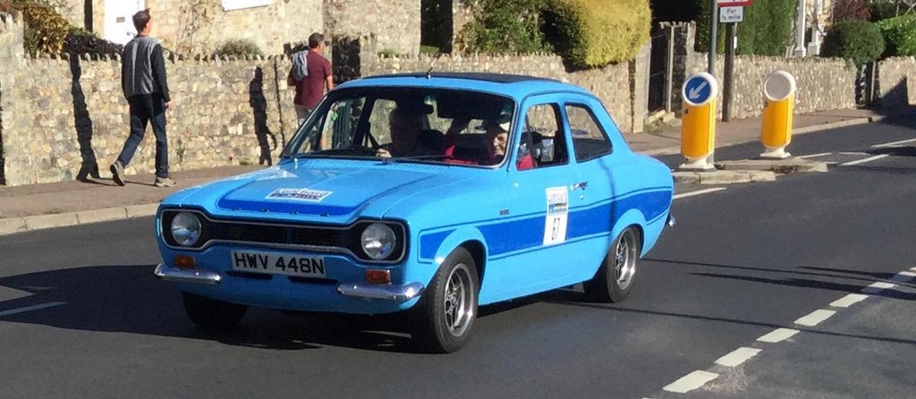 The Lombard RAC Rally Through Colyford In 2018