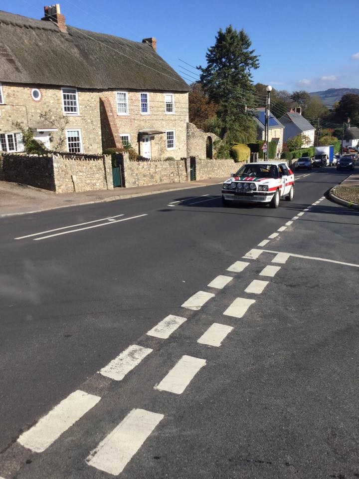 The Lombard RAC Rally Through Colyford In 2018