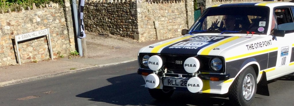 The Lombard RAC Rally Through Colyford In 2018