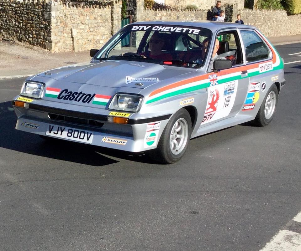 The Lombard RAC Rally Through Colyford In 2018