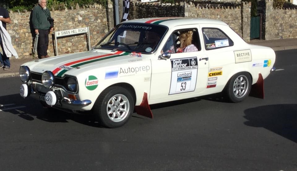 The Lombard RAC Rally Through Colyford In 2018