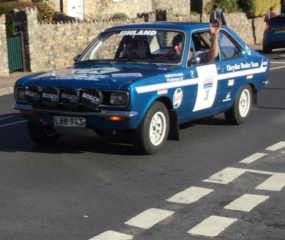 The Lombard RAC Rally Through Colyford In 2018