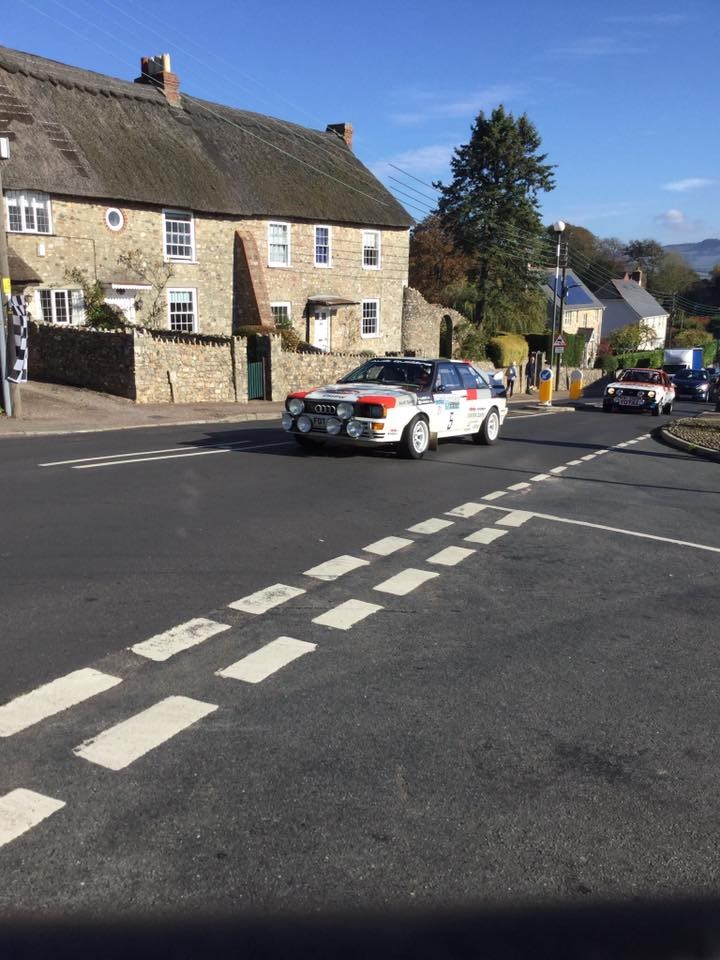 The Lombard RAC Rally Through Colyford In 2018