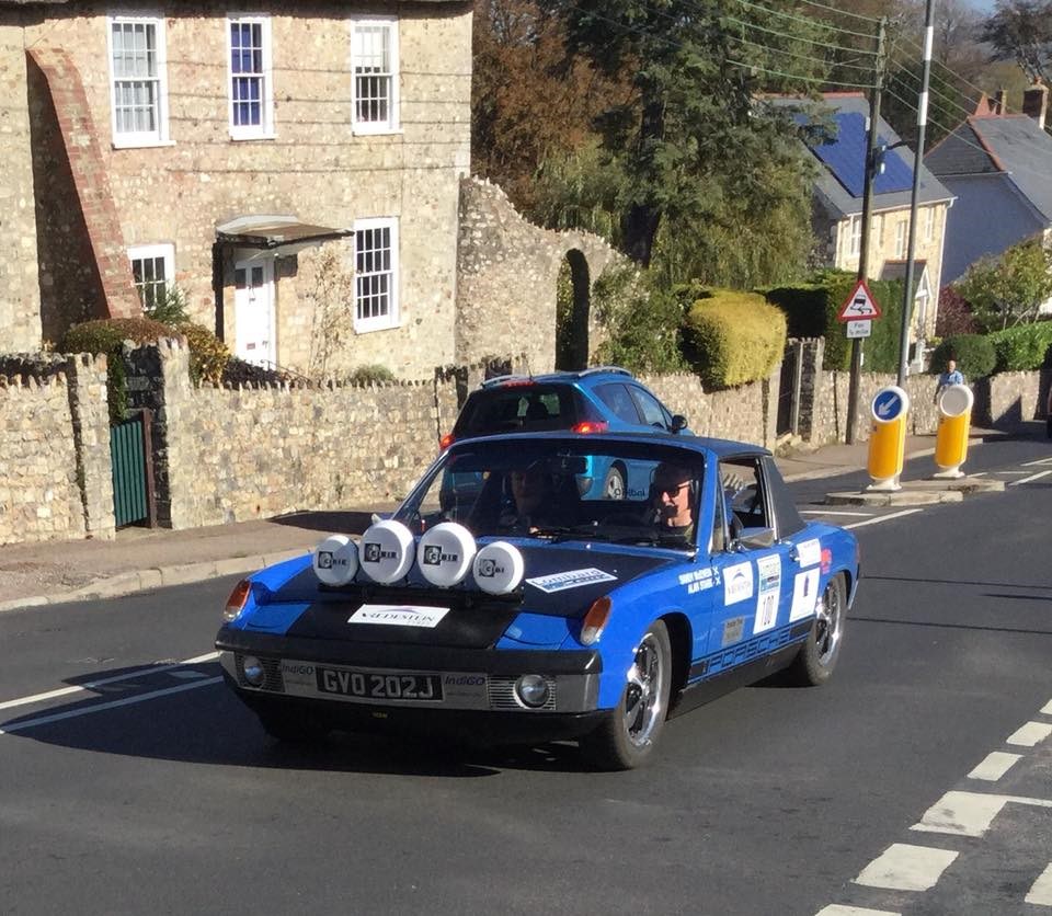 The Lombard RAC Rally Through Colyford In 2018