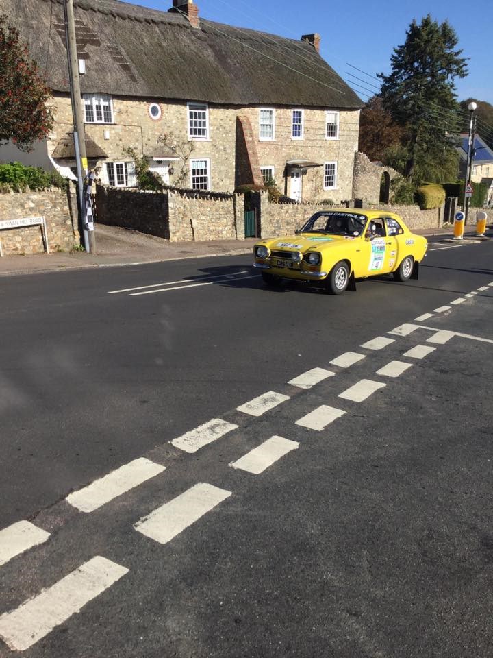The Lombard RAC Rally Through Colyford In 2018