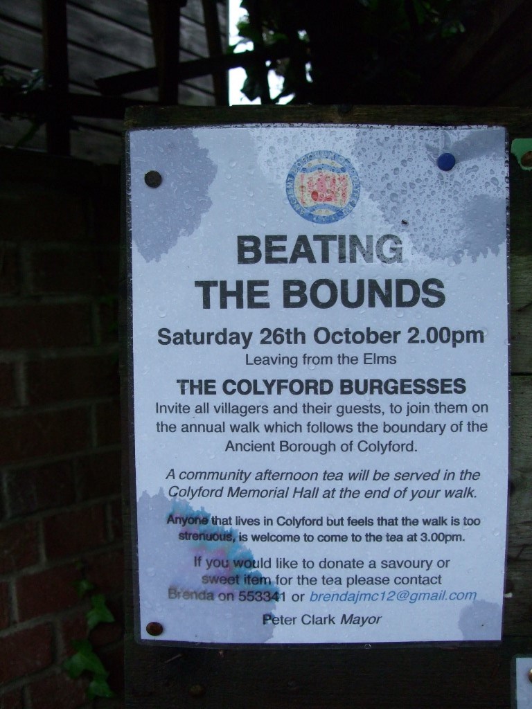Beating The Bounds in Colyford 2019 