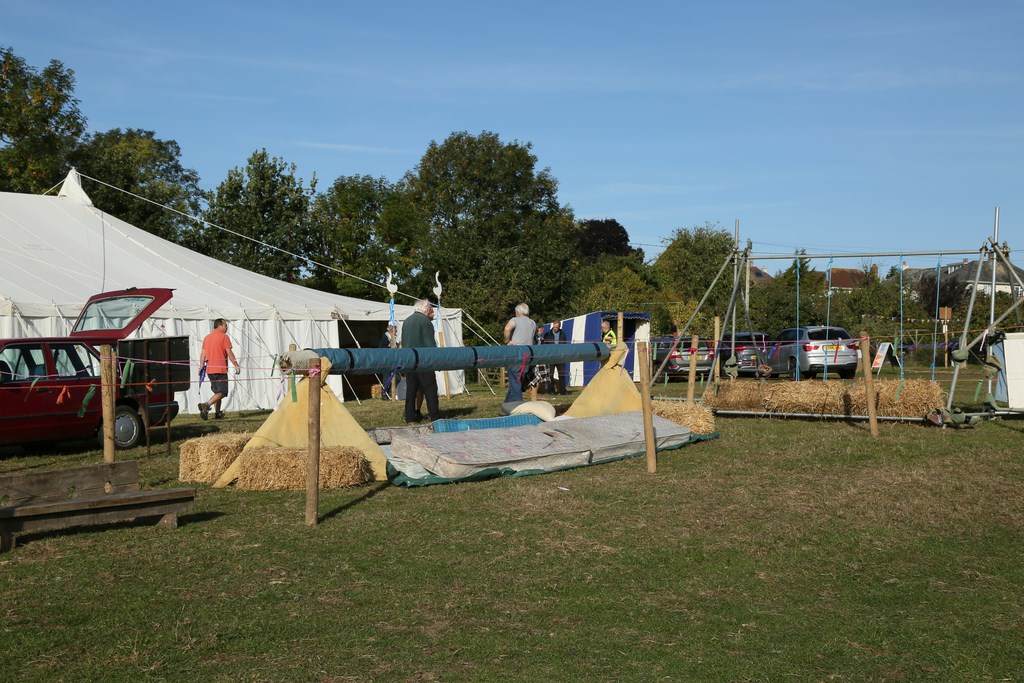 Colyford Goose Fayre 2018 greasy pole