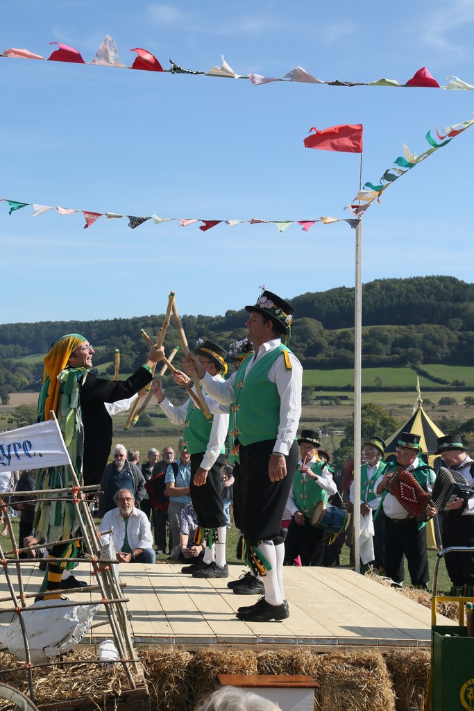 Colyford Goose Fayre 2018 Morris Side with Sticks