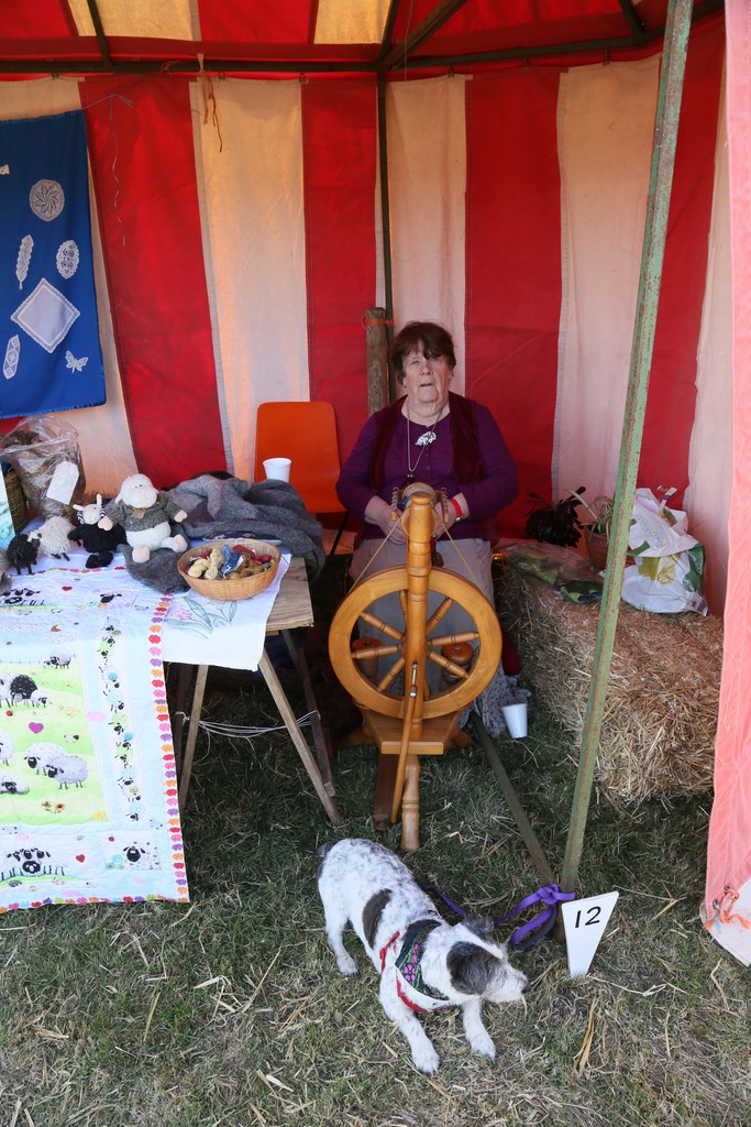 Colyford Goose Fayre 2018 weaving