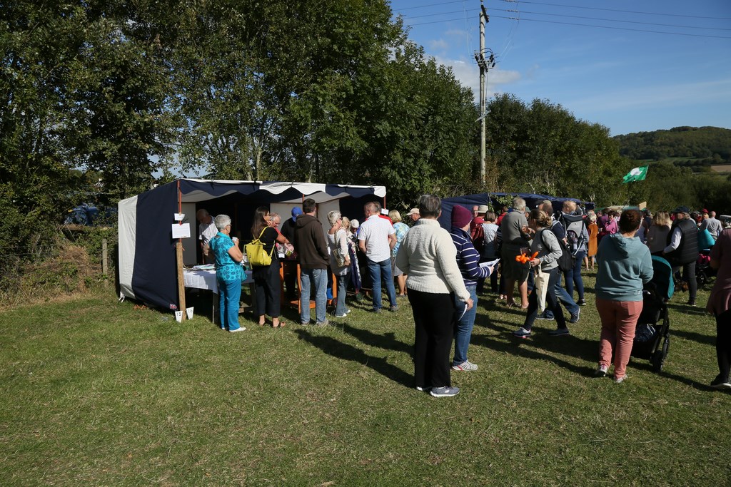 A busy Colyford Goose Fayre 2018