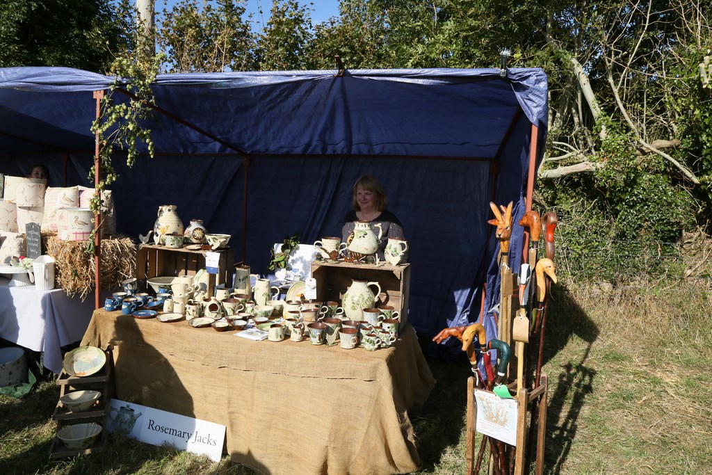 Colyford Goose Fayre 2018 pottery