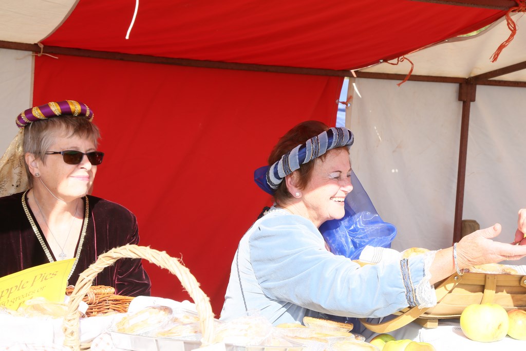 Colyford Goose Fayre 2018 selling pies