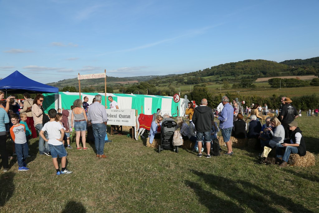 Crowds at the 2018 Colyford Goose Fayre