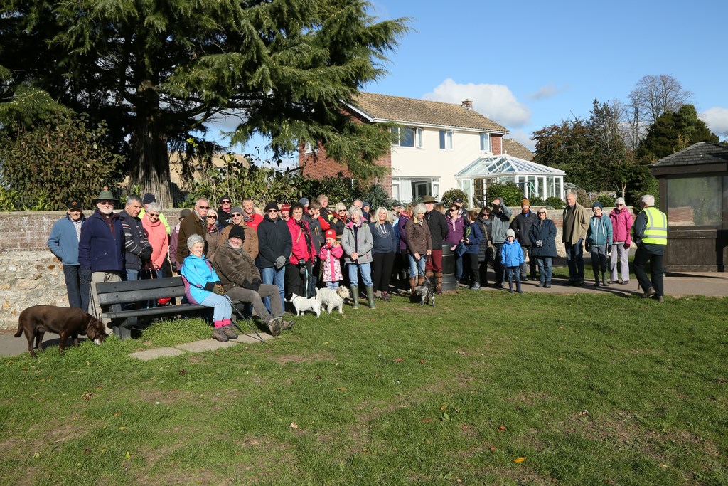 Beating the Bounds in Colyford in 2018