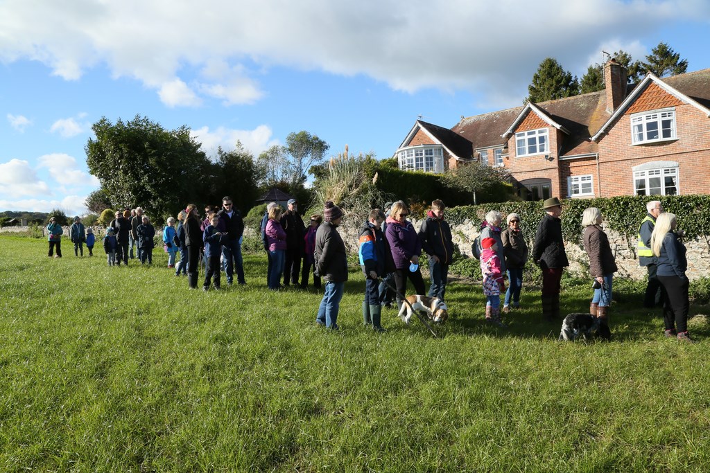 Beating the Bounds in Colyford in 2018