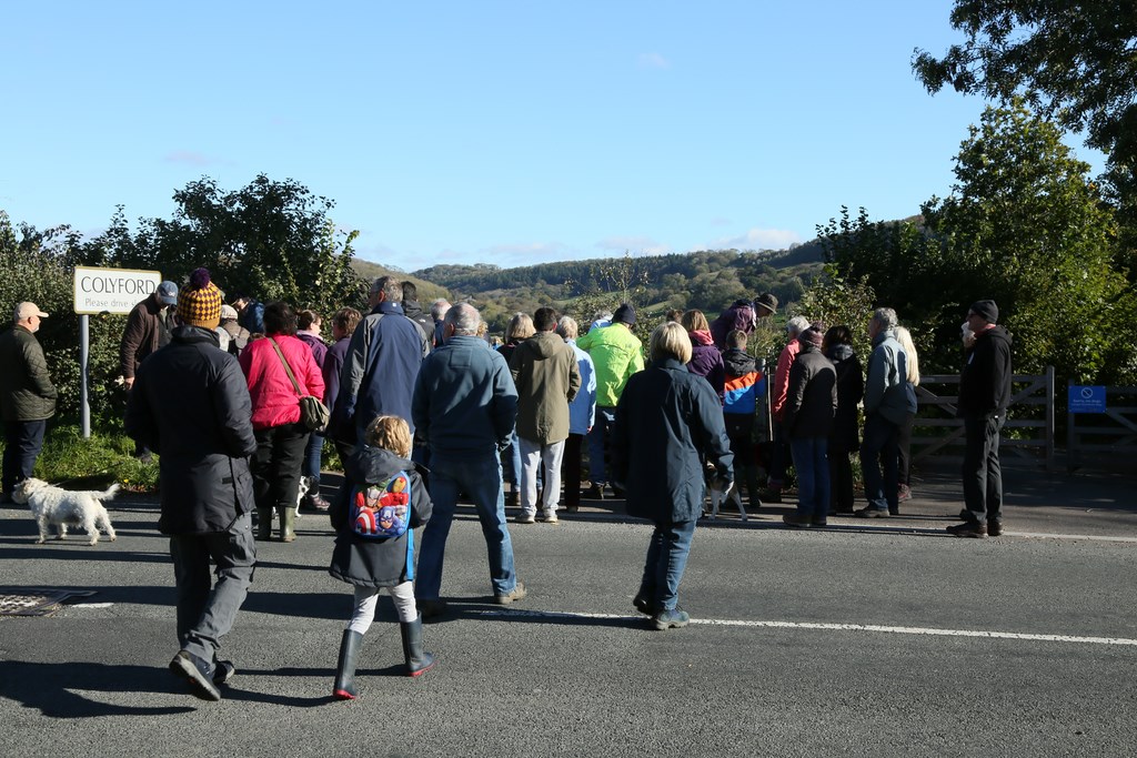 Beating the Bounds in Colyford in 2018