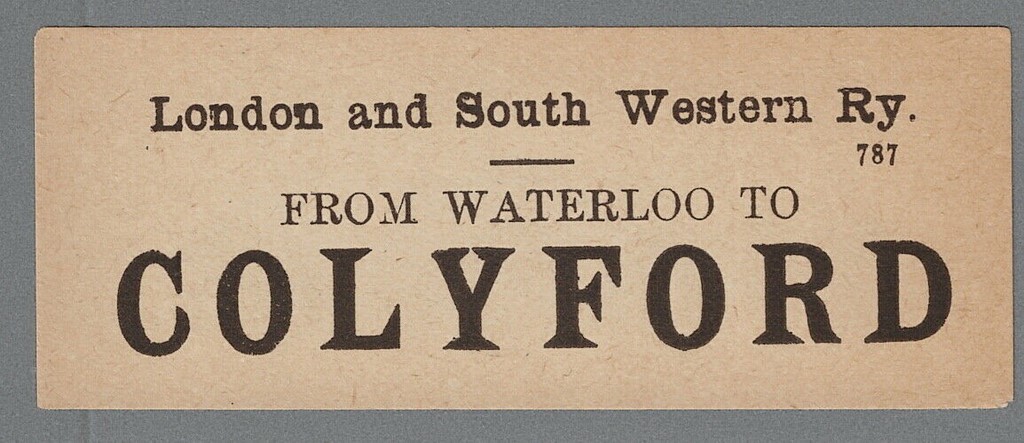 Train Ticket To Colyford