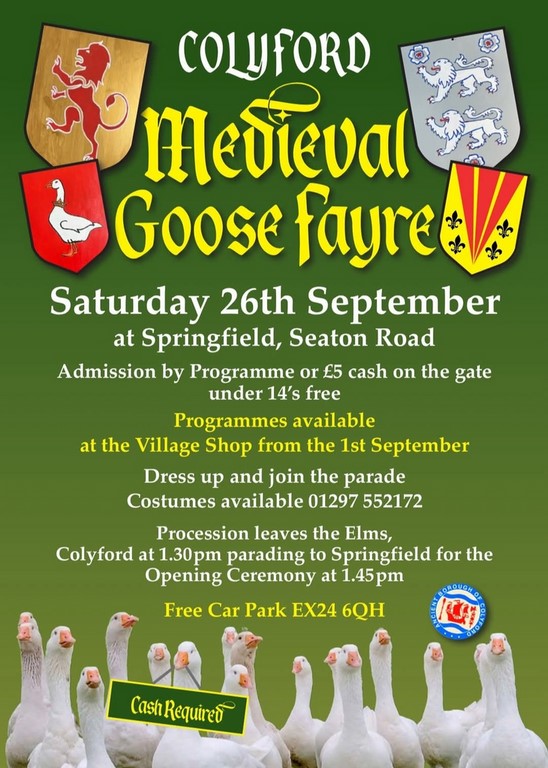 Colyford Goose Fayre 2026