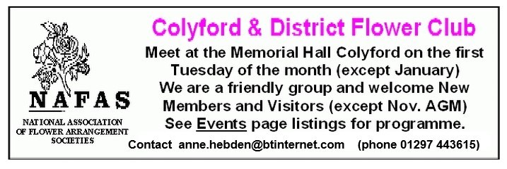 Colyford and District Flower Club