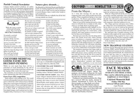 Colyford Village Newsletter August 2021 4