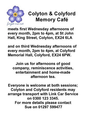Colyton and Colyford Memory Cafe