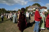 Colyford Goose Fayre 2018 entrance crowds